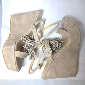 NEW Stuart Weitzman Tassel Mania Wedges!!!